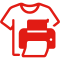 Shirt and Printer Icon